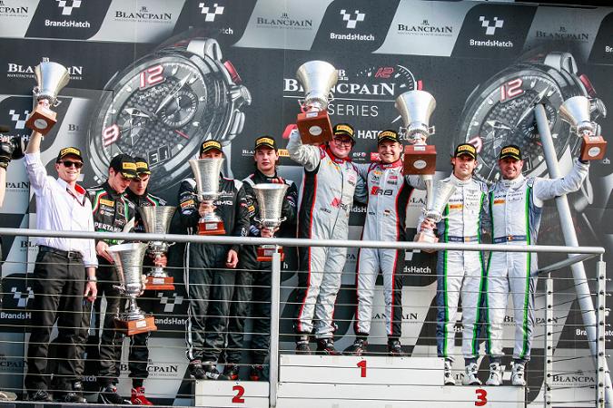 Podium Blancpain Sprint Brands Hatch